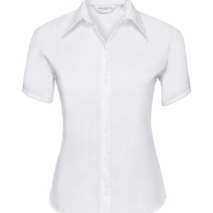 Russell Collection Ladies Short Sleeve Ultimate Non-Iron Shirt