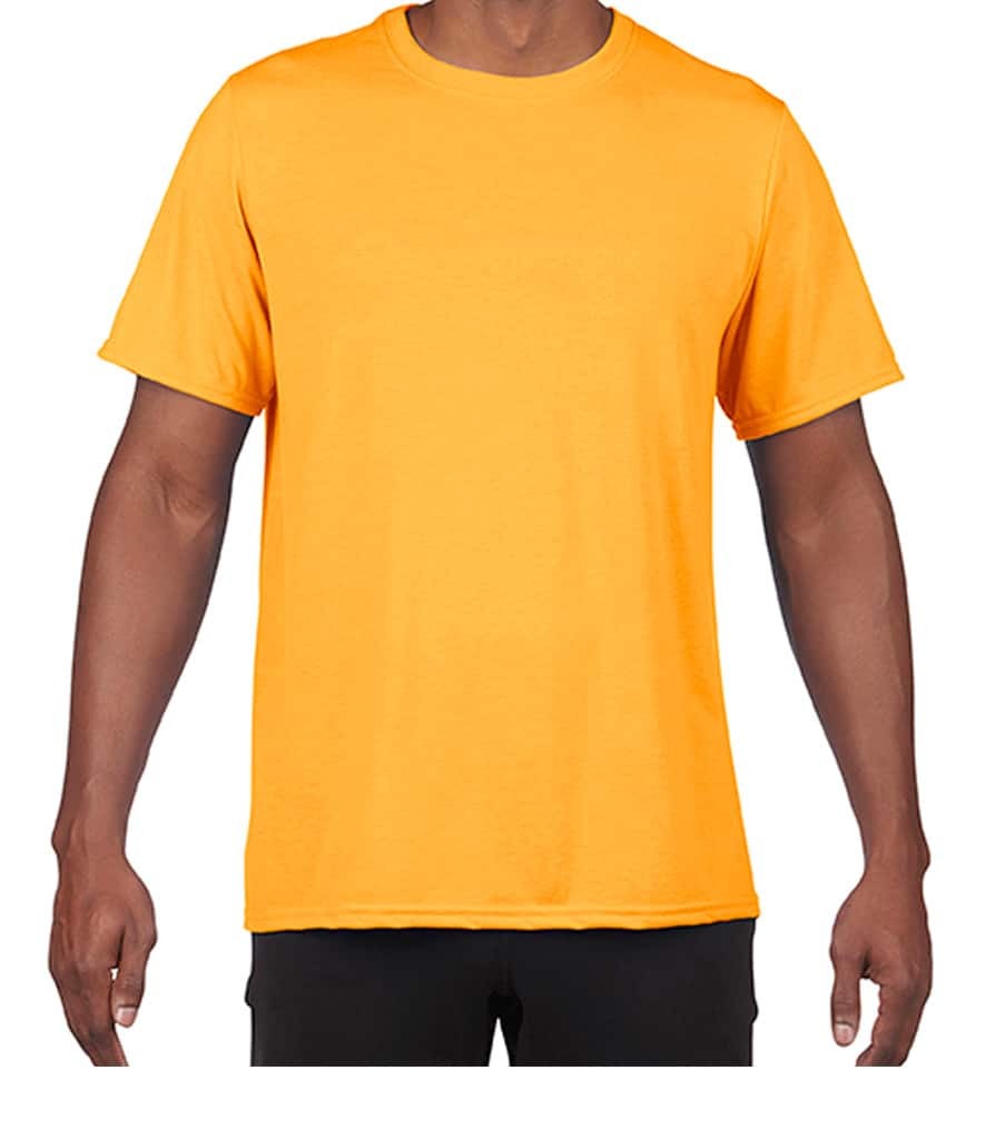 gildan gold shirt