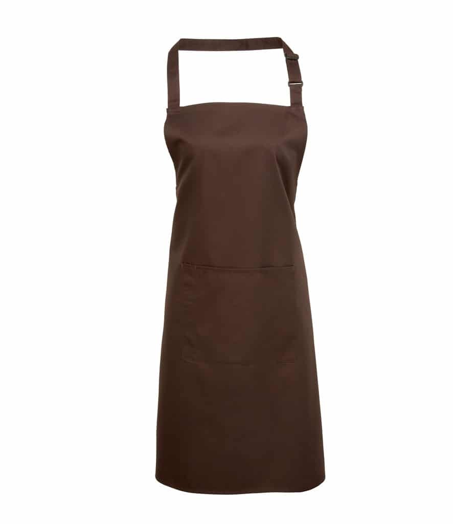 Premier 'Colours' Bib Apron with Pocket