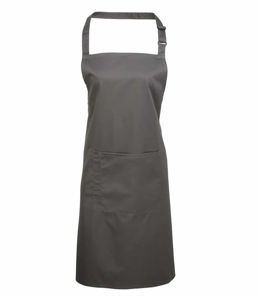 Premier 'Colours' Bib Apron with Pocket