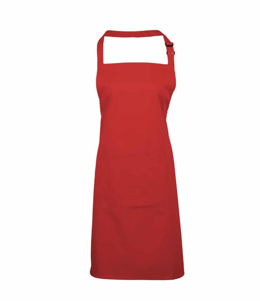 Premier 'Colours' Bib Apron with Pocket