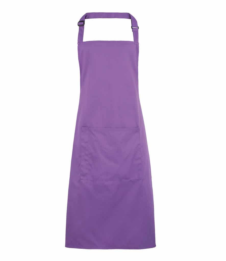 Premier 'Colours' Bib Apron with Pocket