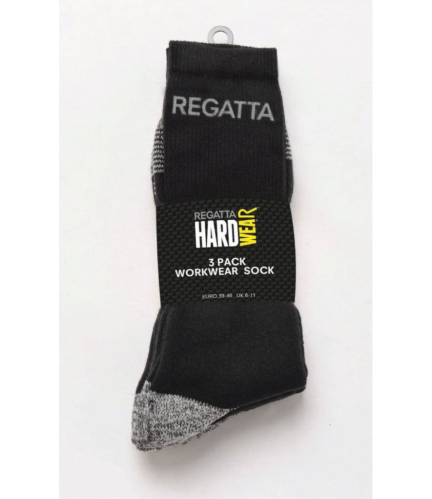 Hammer + Field® Workwear Branded Crew Socks 3x Pack