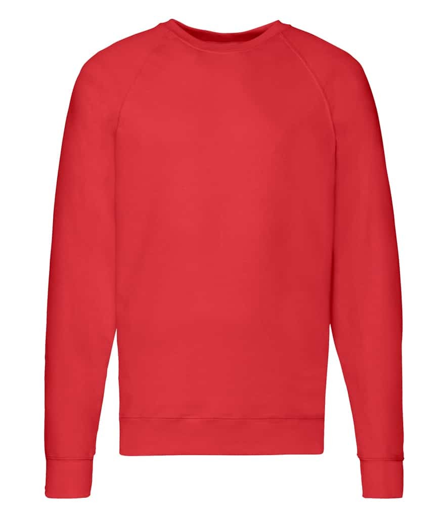 Fruit of the Loom Lightweight Raglan Sweatshirt