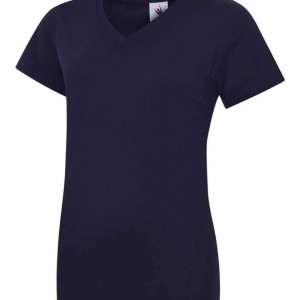 Uneek Ladies Classic V Neck T Shirt