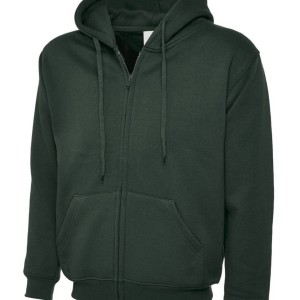 Uneek Adults Classic Full Zip Hooded Sweatshirt