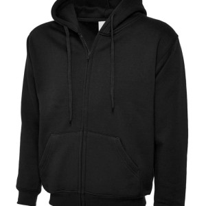 Uneek Adults Classic Full Zip Hooded Sweatshirt