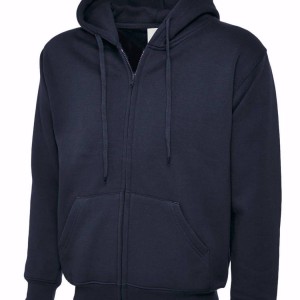 Uneek Adults Classic Full Zip Hooded Sweatshirt