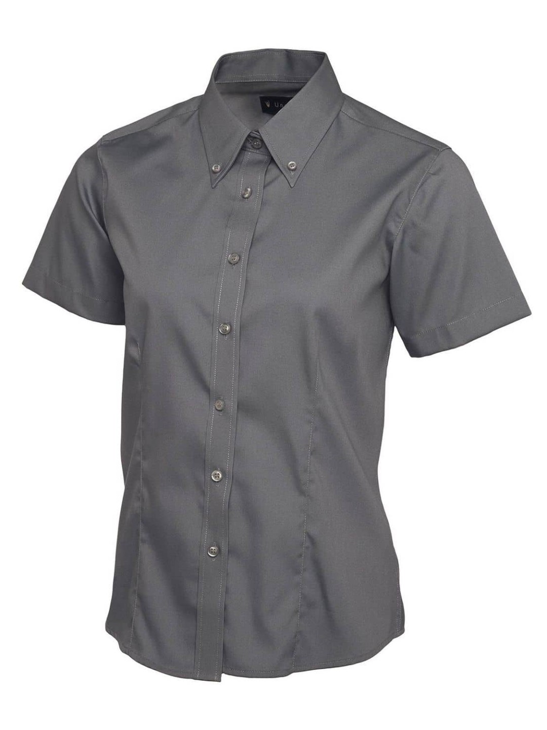 Uneek Ladies Pinpoint Oxford Half Sleeve Shirt