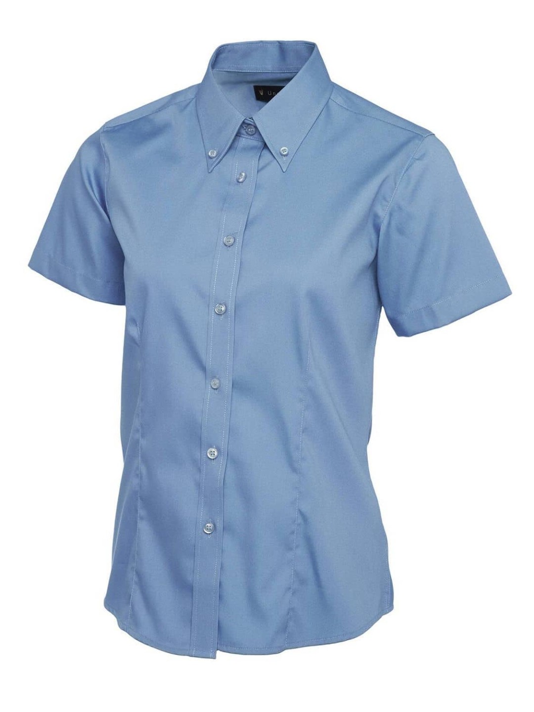 Uneek Ladies Pinpoint Oxford Half Sleeve Shirt