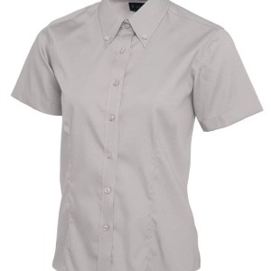 Uneek Ladies Pinpoint Oxford Half Sleeve Shirt