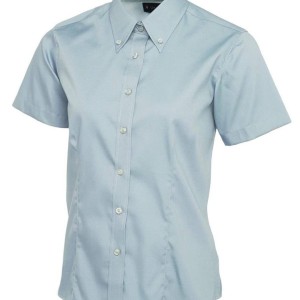 Uneek Ladies Pinpoint Oxford Half Sleeve Shirt