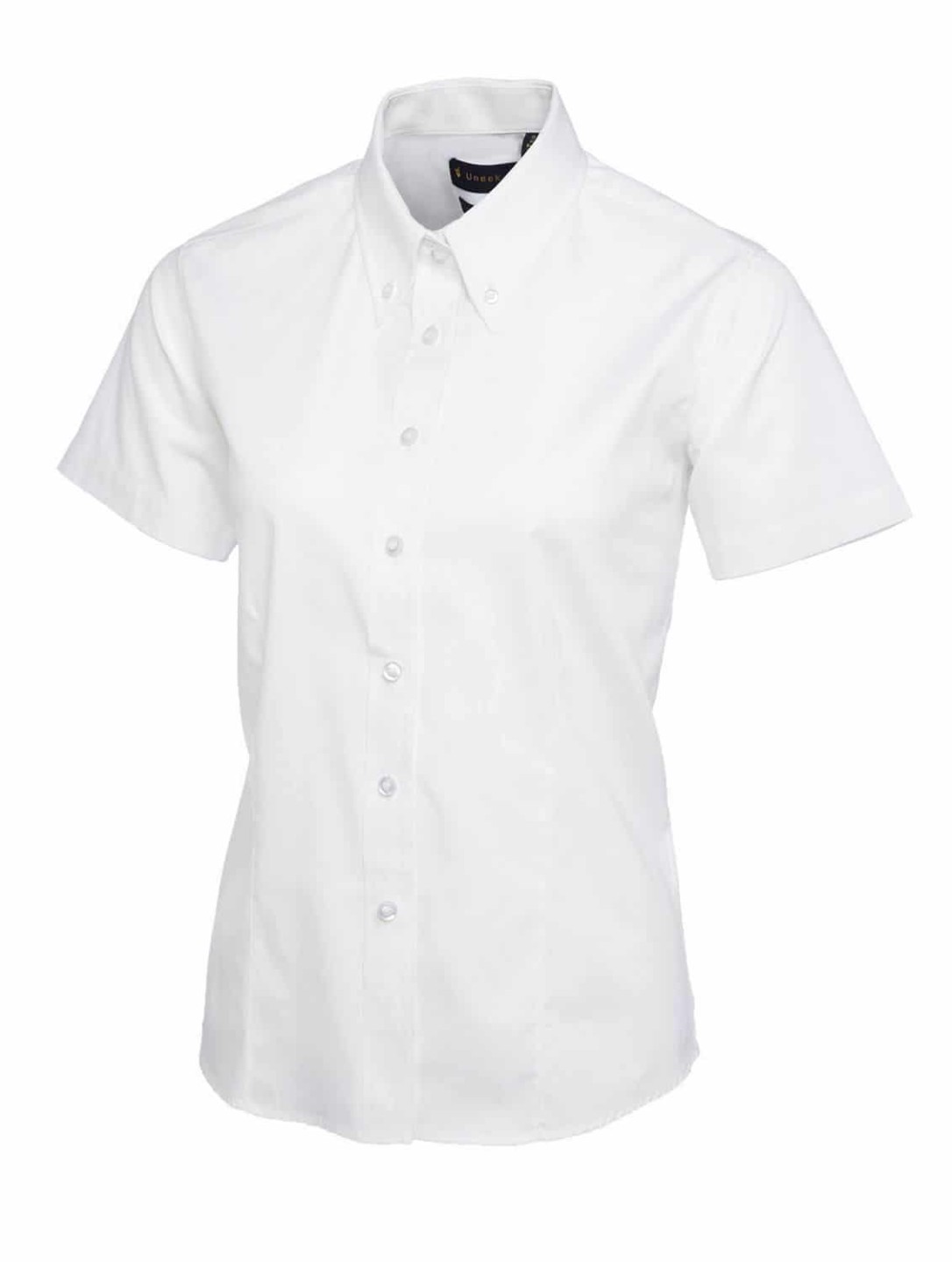 Uneek Ladies Pinpoint Oxford Half Sleeve Shirt