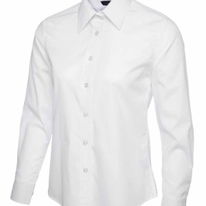 Uneek Ladies Poplin Full Sleeve Shirt